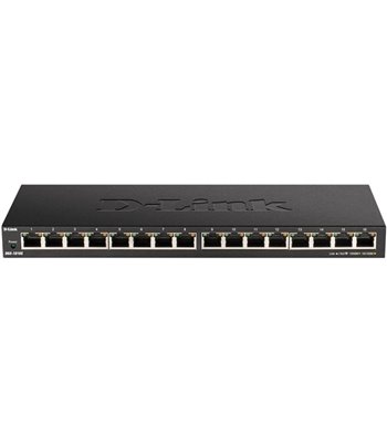 D-LINK DGS-1016S 16-Port 10/100/1000Mbps Unmanaged Gigabit E