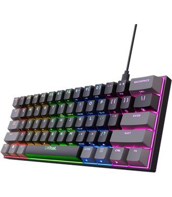 Trust GXT867 Acira 60% mini gaming keyboard (nordic) 302438