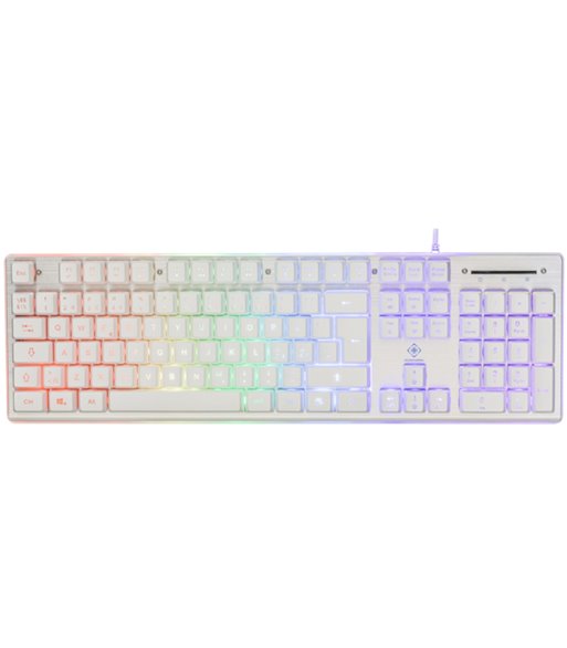 Deltaco Gaming WK75 keyboard nordic, white