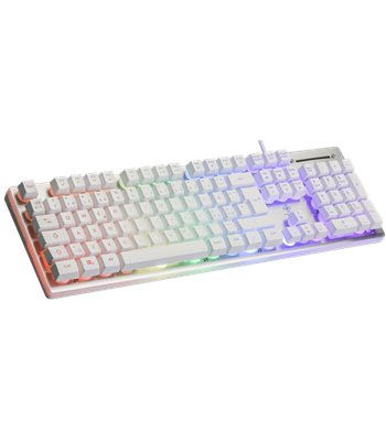 Deltaco Gaming WK75 keyboard nordic, white