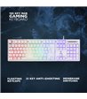 Deltaco Gaming WK75 keyboard nordic, white
