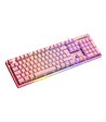 Deltaco Gaming PK75 keyboard nordic, pink