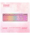 Deltaco Gaming PK75 keyboard nordic, pink