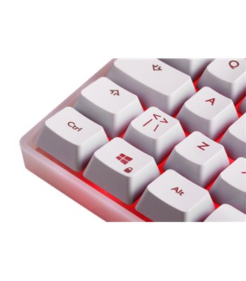 Deltaco Gaming WK70 60% keyboard, semi transparent case whit