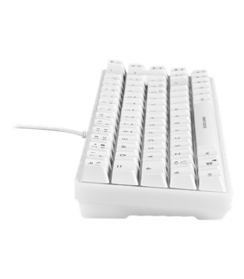 Deltaco Gaming WK70 60% keyboard, semi transparent case whit