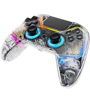 Deltaco Gaming controller PS4 transparent RGB