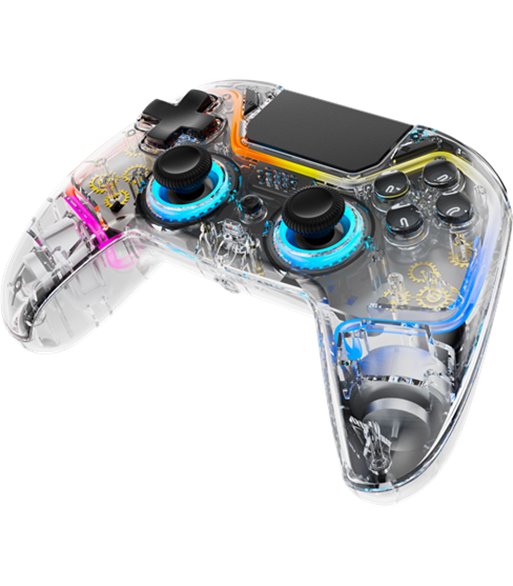 Deltaco Gaming controller PS4 transparent RGB