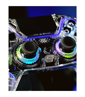 Deltaco Gaming controller PS4 transparent RGB