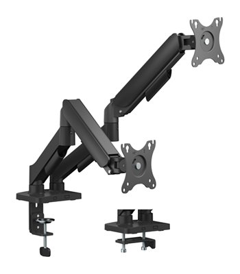 Deltaco ARM-1300-B Monitor desk dual mount