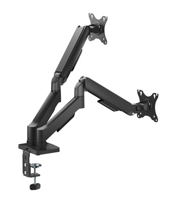 Deltaco ARM-1300-B Monitor desk dual mount