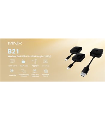 Minix Neo B21 Wireless Display Adapter trådløs sender og mod
