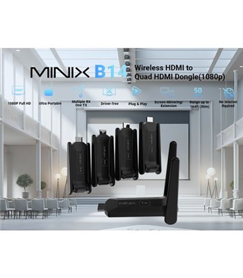 Minix Neo B14 Wireless Display Adapter trådløs sender og mod
