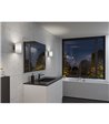 Herstal Evoke L antracit/Opal glas væglampe