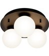 Aneta Nicosia sort/opal loftslampe