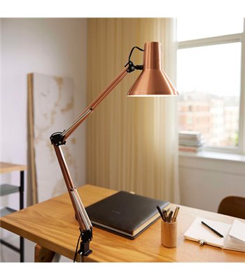 Nielsen Light Jensen børstet messing arkitektlampe