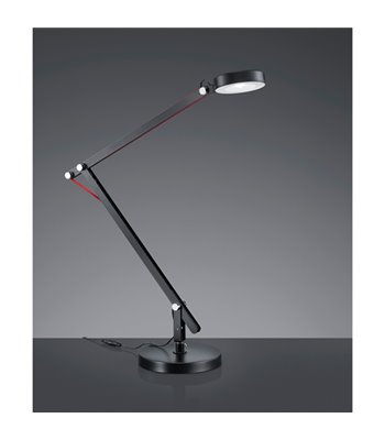 TRIO Amsterdam sort skrivebordslampe