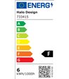 Halo Design Magni Light Mini hvid skrivebordslampe med lup