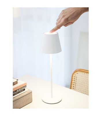 Nielsen light One hvid bordlampe portable