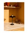 Halo Design Stepp 1-2-3 Sort bordlampe portable
