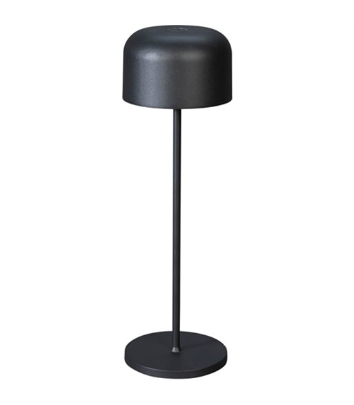 Konstsmide Lille sort bordlampe portable
