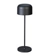 Konstsmide Lille sort bordlampe portable