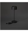 Konstsmide Lille sort bordlampe portable