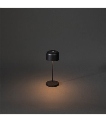 Konstsmide Lille mini sort bordlampe portable