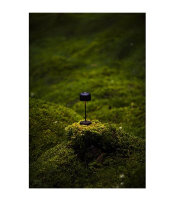 Konstsmide Lille mini sort bordlampe portable