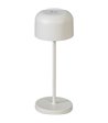 Konstsmide Lille mini hvid bordlampe portable