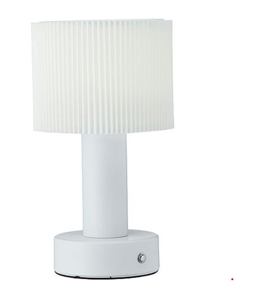 PR Home Tiara hvid bordlampe portable