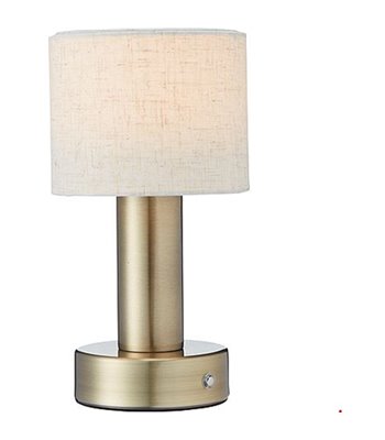 PR Home Tiara antikmessing bordlampe portable