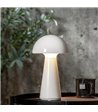 Star Trading Mushroom hvid bordlampe portable