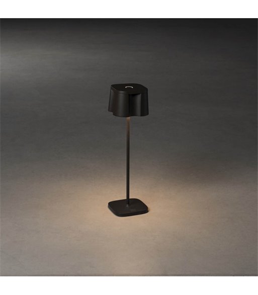 Konstsmide Nice sort bordlampe portable