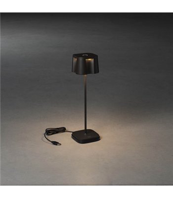 Konstsmide Nice sort bordlampe portable