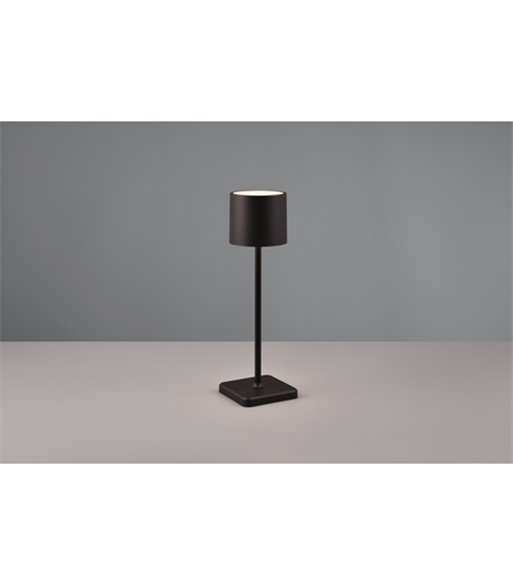 TRIO Fernandez sort bordlampe portable
