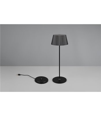 TRIO Suarez sort bordlampe portable
