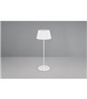 TRIO Suarez hvid bordlampe portable