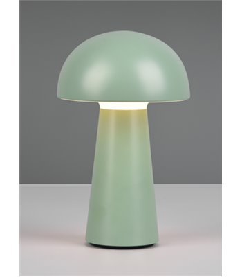 TRIO Lennon LED grøn bordlampe portable