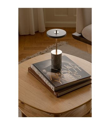 UMAGE Asteria Move Mini  grey marble steel portable lampe