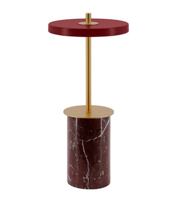 UMAGE Asteria Move Mini Red Marble bordlampe portable