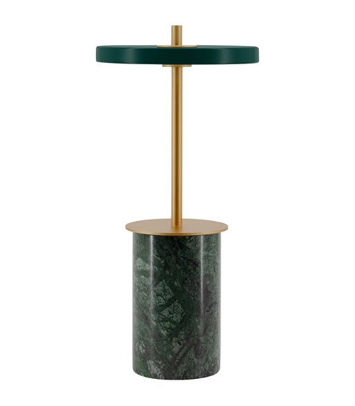 UMAGE Asteria Move Mini Green Marble bordlampe portable