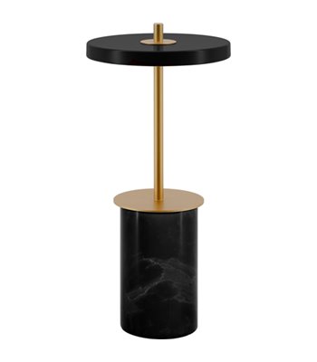 UMAGE Asteria Move Mini Black Marble bordlampe portable