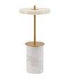 UMAGE Asteria Move Mini White Marble bordlampe portable