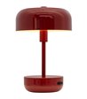Dyberg Larsen Haipot mørkerød bordlampe portable