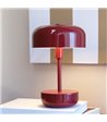 Dyberg Larsen Haipot mørkerød bordlampe portable