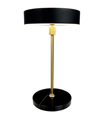 Dyberg Larsen Moonlight LED sort/messing portable bordlampe
