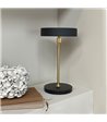 Dyberg Larsen Moonlight LED sort/messing portable bordlampe