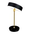 Dyberg Larsen Moonlight LED sort/messing portable bordlampe