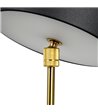 Dyberg Larsen Moonlight LED sort/messing portable bordlampe