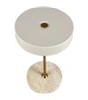 Dyberg Larsen Moonlight LED beige/messing portable bordlampe
